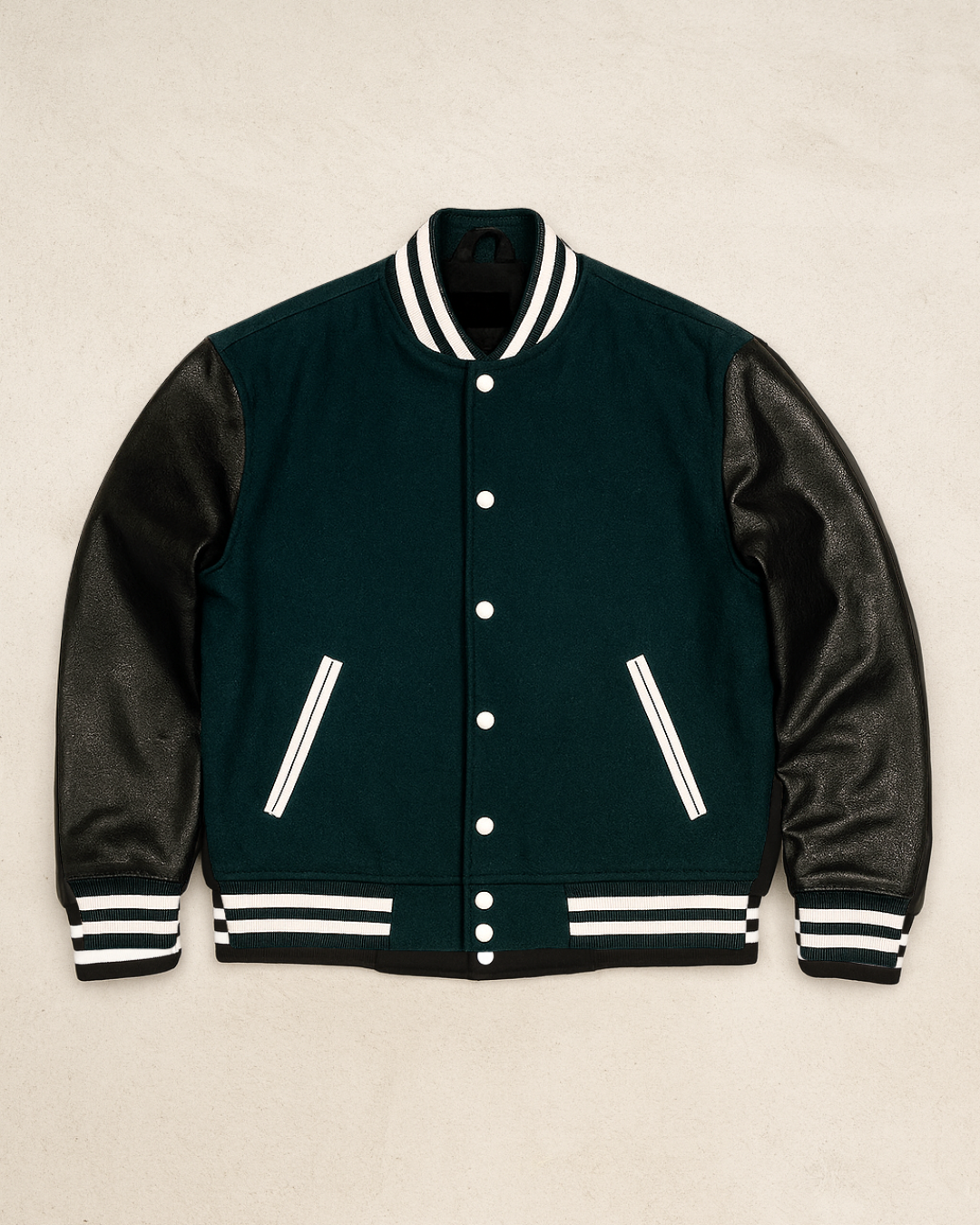 Baseballjacket Groen