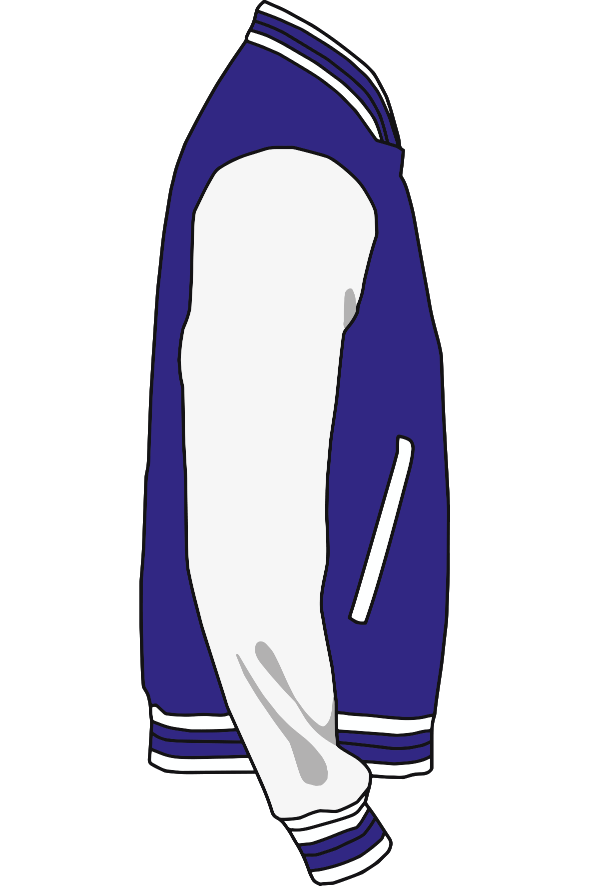 Baseballjacket Blauw