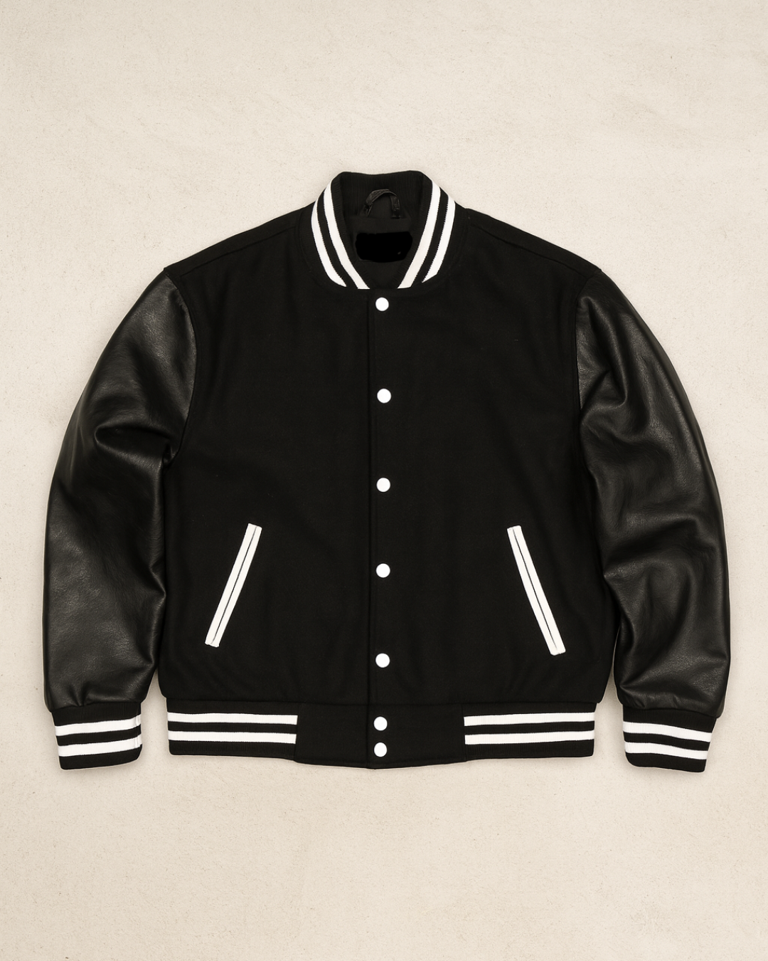 Baseballjacket Zwart