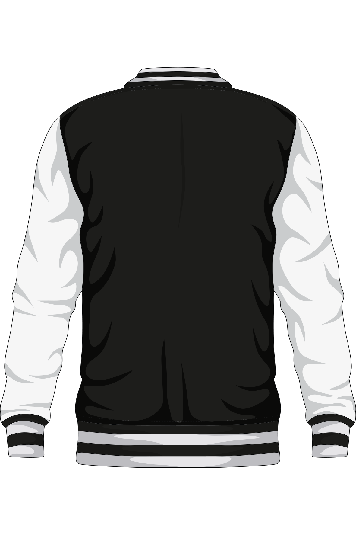 Baseballjacket Zwart