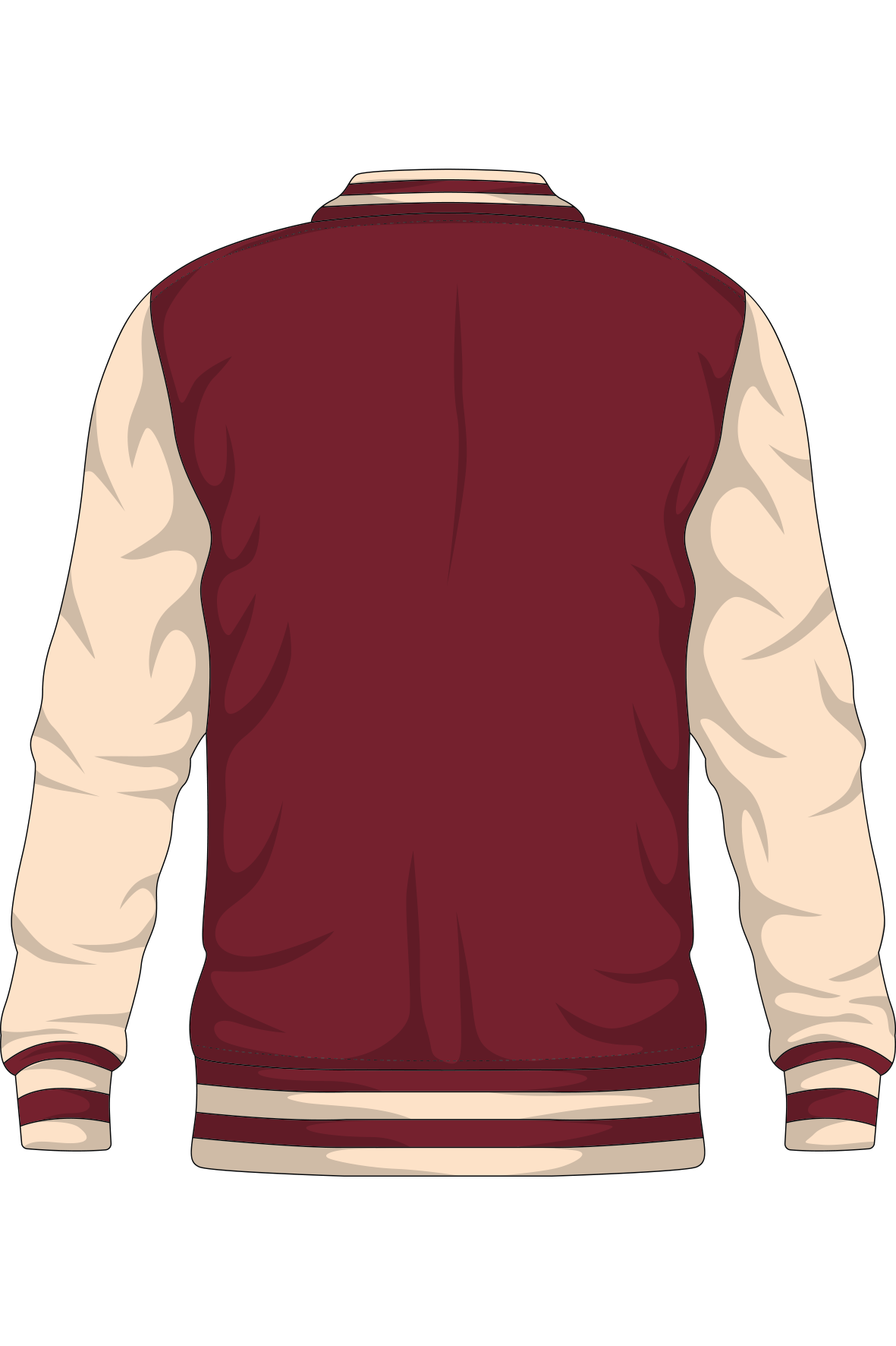 Baseballjacket Rood