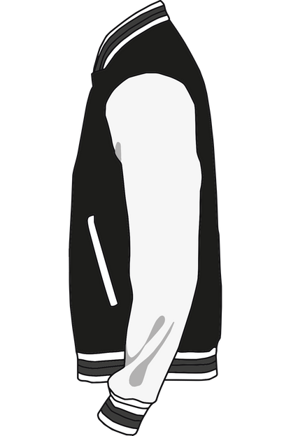Baseballjacket Zwart