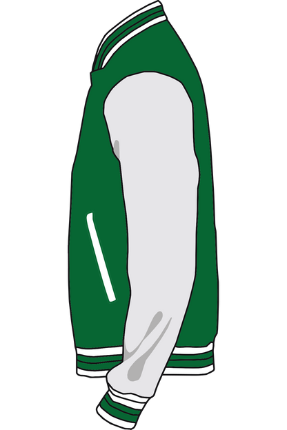 Baseballjacket Groen