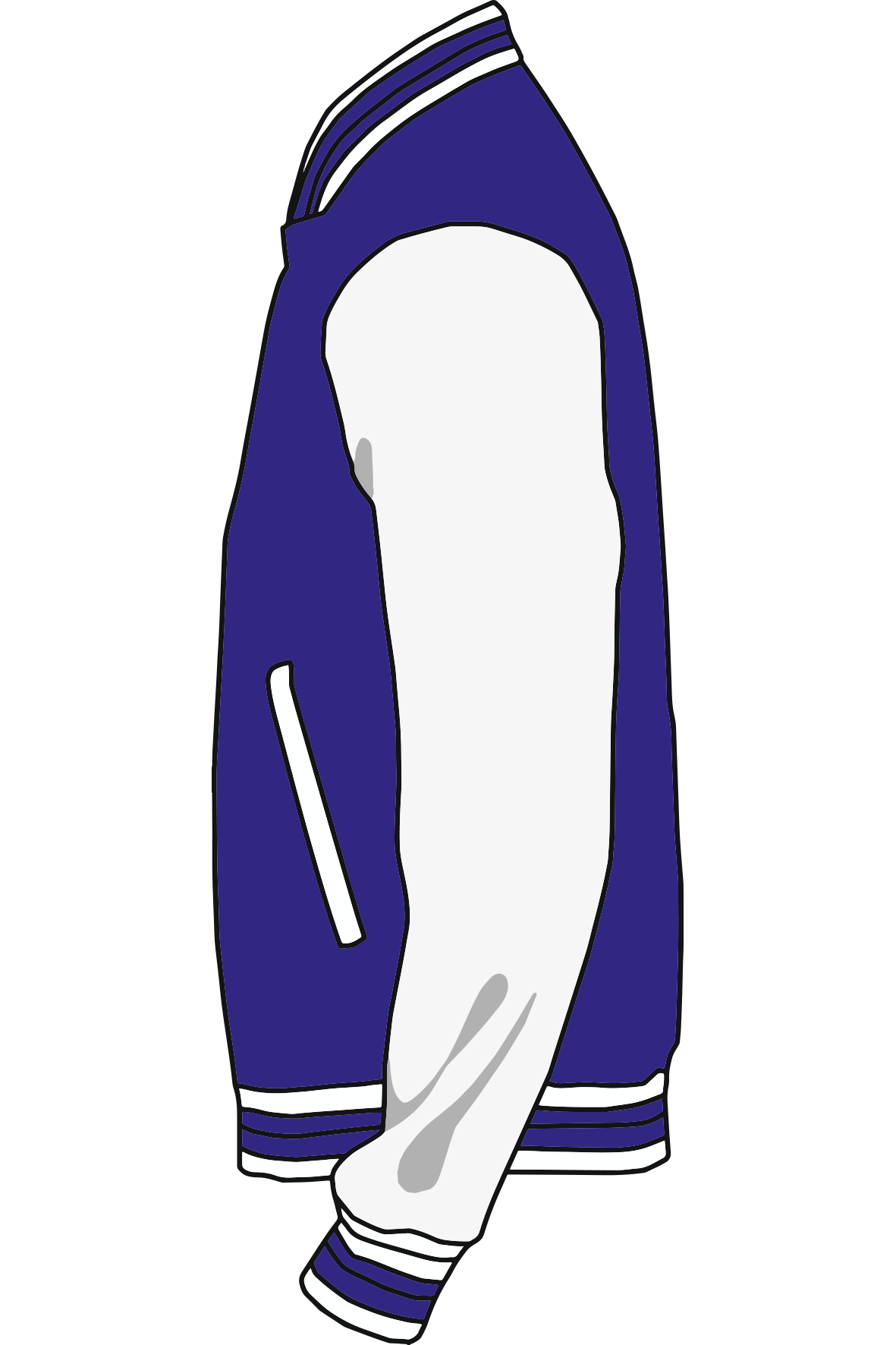 Baseballjacket Blauw