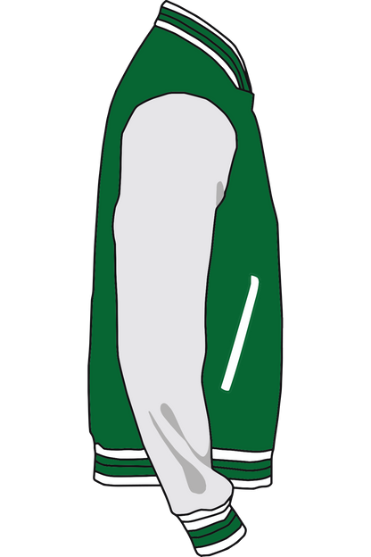 Baseballjacket Groen