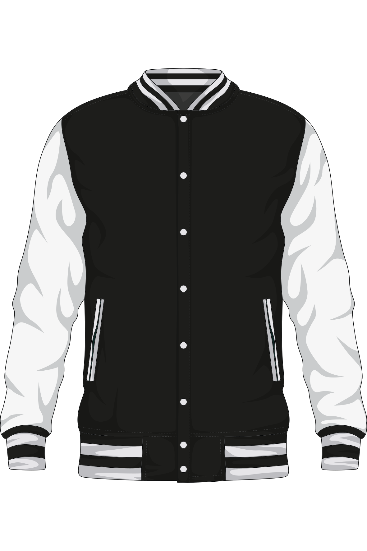 Baseballjacket Zwart