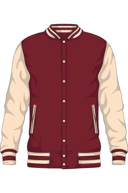 Baseballjacket Rood