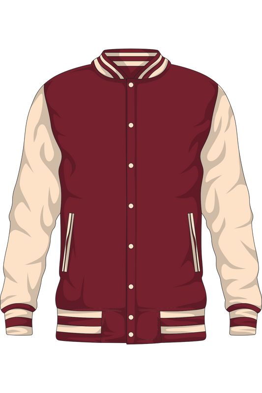 Baseballjacket Rood