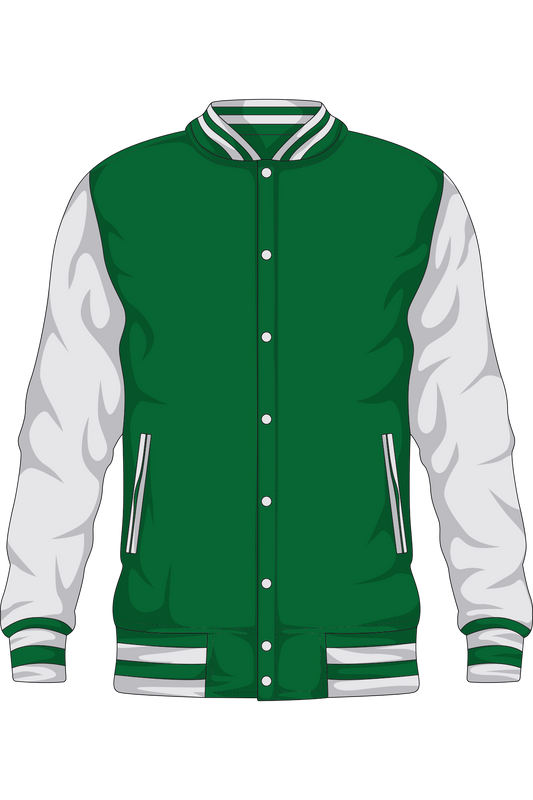 Baseballjacket Groen